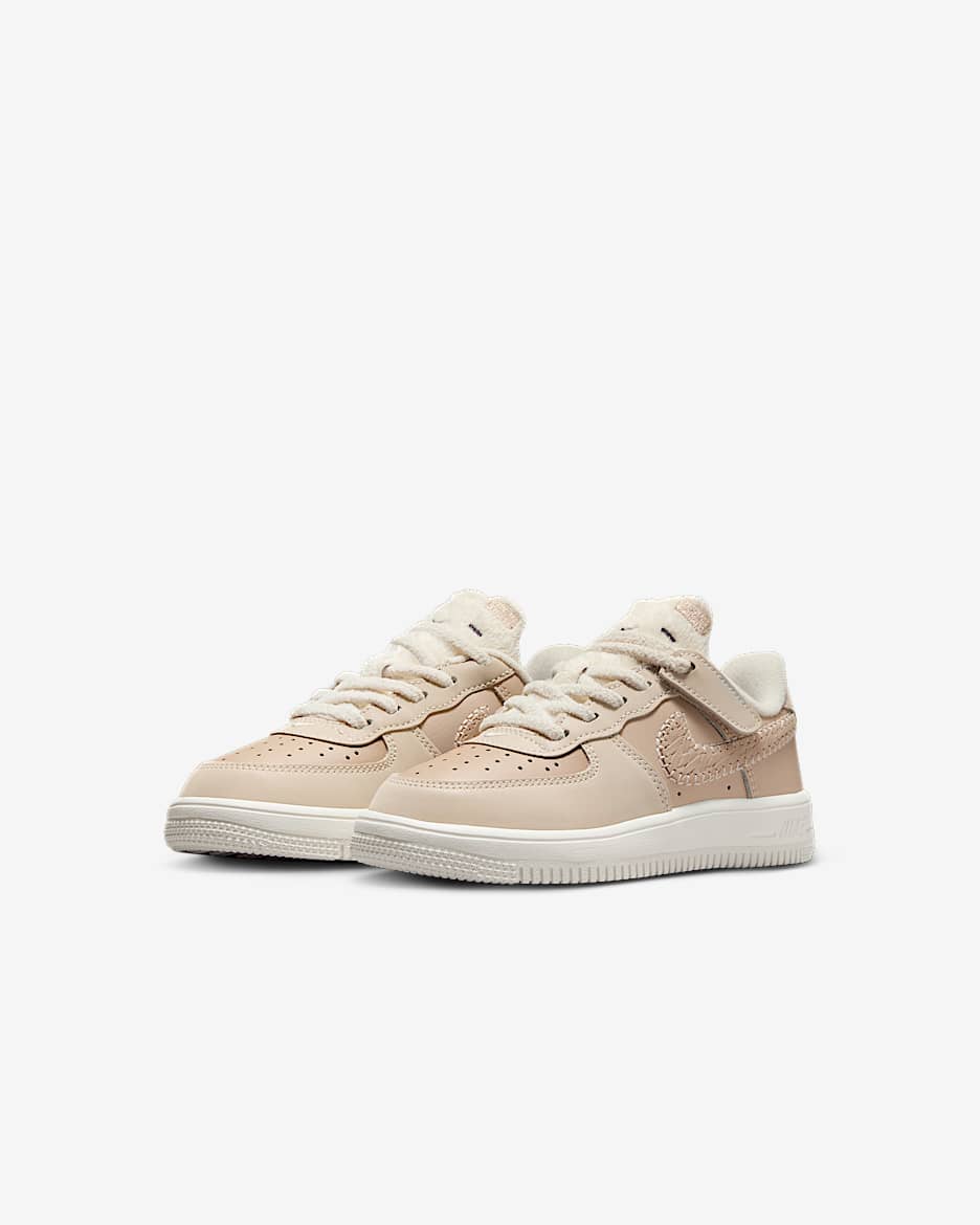 Nike air force 1 enfant beige sales